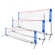 10 Ft Mini-Size Portable Net Set - for Badminton, Pickleball, Tennis, Kids Volleyball, even Soccer