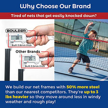 17-Ft Portable Badminton Net Set - for Tennis, Soccer Tennis, Pickleball, Kids Volleyball