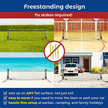 14 Ft Portable Badminton Net Set - for Pickleball, Tennis, Soccer, or Kids Volleyball