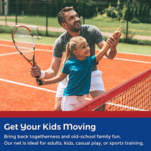 17-Ft Portable Badminton Net Set - for Tennis, Soccer Tennis, Pickleball, Kids Volleyball